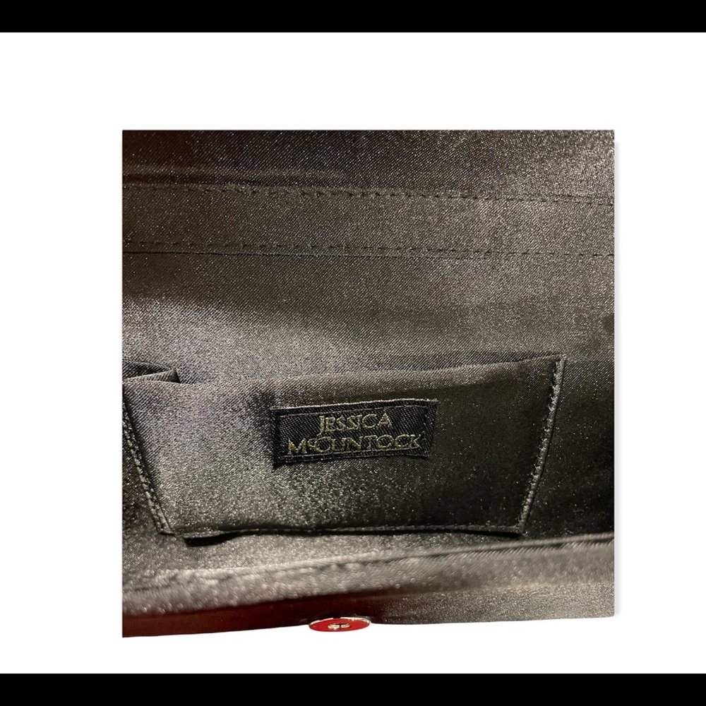 Black Ruffle Clutch - Picture 3 of 3